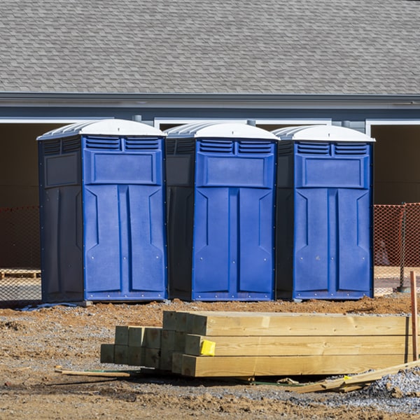 is there a specific order in which to place multiple porta potties in Margie Minnesota